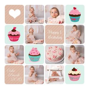 cake smash im studio torte erster geburtstag